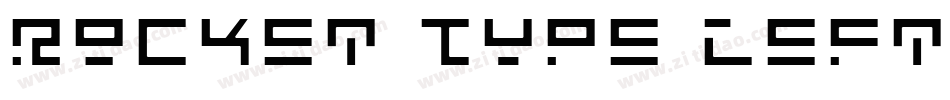 Rocket Type Leftalic字体转换